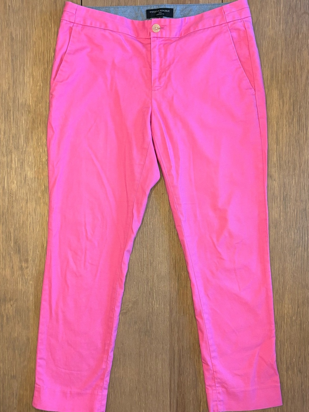Banana Republic Bright Pink Women's Straight Leg Chino Pants
